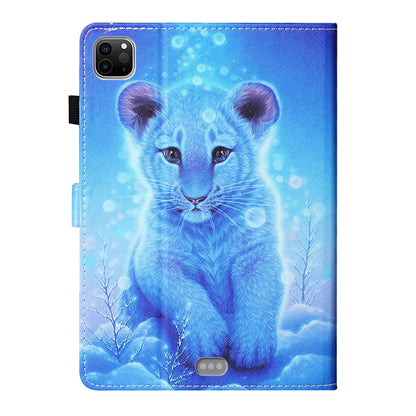 Coloured Drawing Stitching Smart Leather Tablet Case, For iPad Pro 11 2025 / 2024