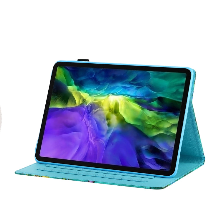 Coloured Drawing Stitching Smart Leather Tablet Case, For iPad Pro 11 2025 / 2024