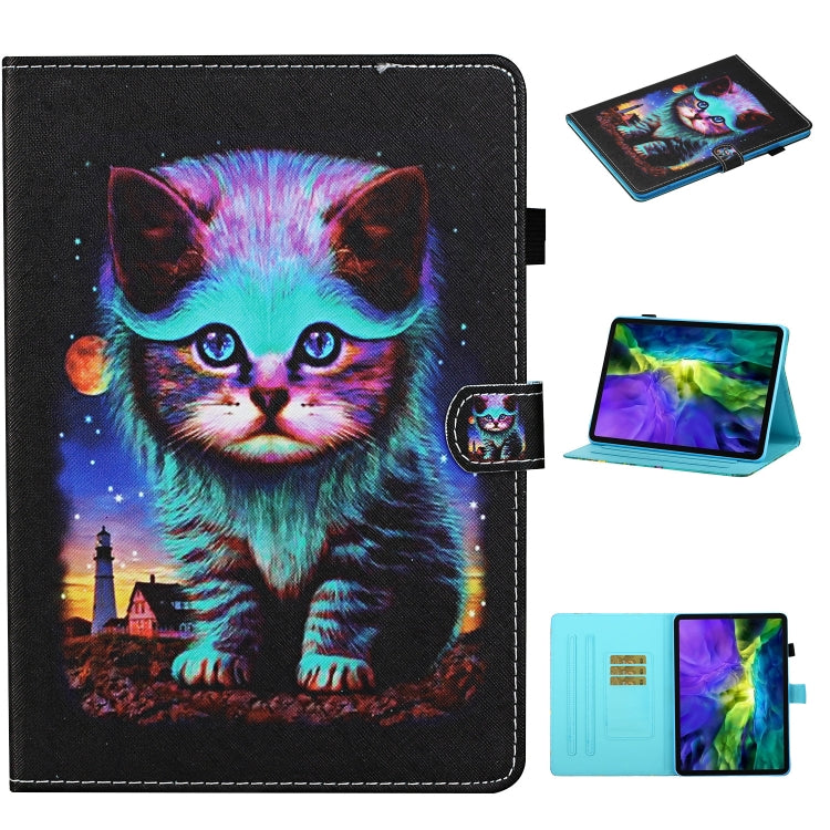 Coloured Drawing Stitching Smart Leather Tablet Case, For iPad Pro 11 2025 / 2024