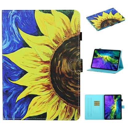 Coloured Drawing Stitching Smart Leather Tablet Case, For iPad Pro 11 2025 / 2024