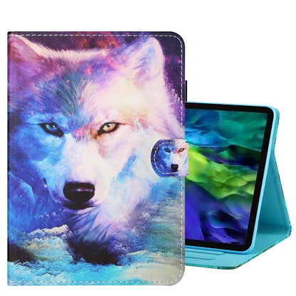 Coloured Drawing Stitching Smart Leather Tablet Case, For iPad Pro 11 2025 / 2024