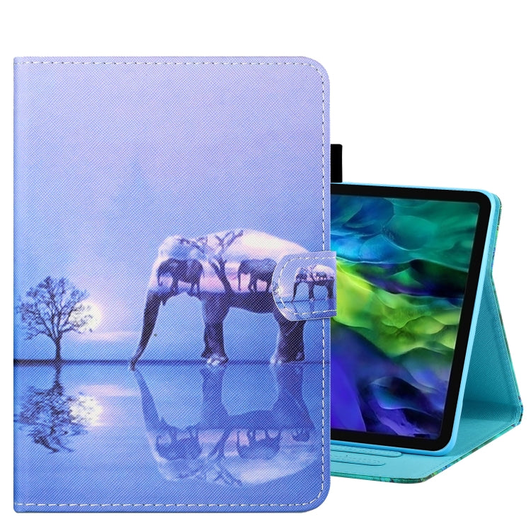 Coloured Drawing Stitching Smart Leather Tablet Case, For iPad Pro 11 2025 / 2024