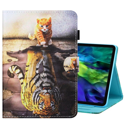 Coloured Drawing Stitching Smart Leather Tablet Case, For iPad Pro 11 2025 / 2024