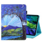 Coloured Drawing Stitching Smart Leather Tablet Case, For iPad Pro 11 2025 / 2024