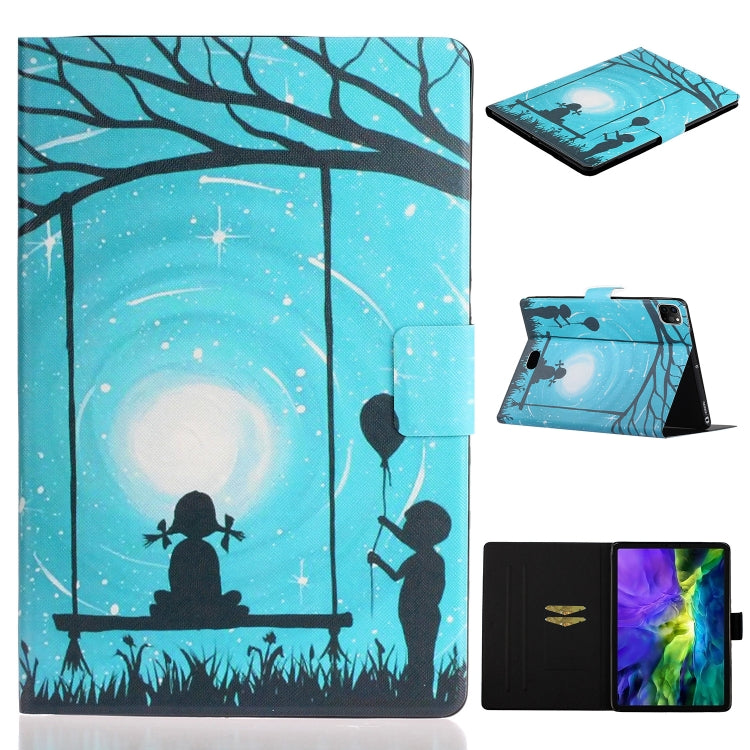 Voltage Coloured Drawing Smart Leather Tablet Case