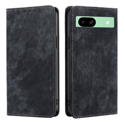 RFID Anti-theft Brush Magnetic Leather Phone Case, For Google Pixel 10a, For Google Pixel 9 Pro XL, For Google Pixel 9, For Google Pixel 8a