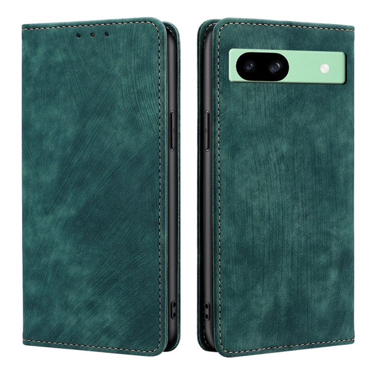 RFID Anti-theft Brush Magnetic Leather Phone Case, For Google Pixel 10a, For Google Pixel 9 Pro XL, For Google Pixel 9, For Google Pixel 8a