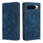 RFID Anti-theft Brush Magnetic Leather Phone Case, For Google Pixel 10a, For Google Pixel 9 Pro XL, For Google Pixel 9, For Google Pixel 8a