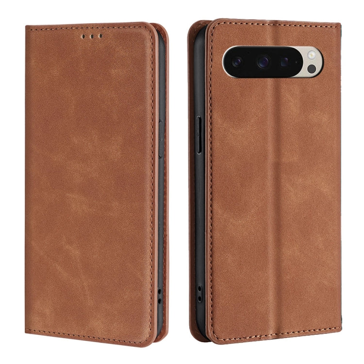 Skin Feel Magnetic Leather Phone Case