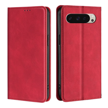 Skin Feel Magnetic Leather Phone Case