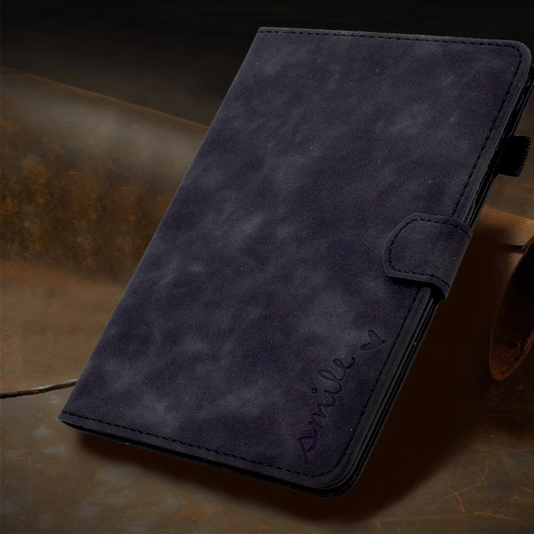 Embossed Smile Smart Leather Tablet Case, For iPad Pro 11 2024