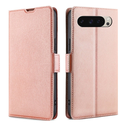 Ultra-thin Voltage Side Buckle Horizontal Flip Leather Phone Case, For Google Pixel 10a, For Google Pixel 9 Pro XL, For Google Pixel 9, For Google Pixel 8a
