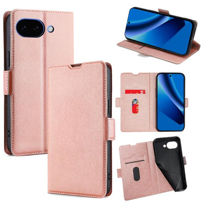 Ultra-thin Voltage Side Buckle Horizontal Flip Leather Phone Case, For Google Pixel 10a, For Google Pixel 9 Pro XL, For Google Pixel 9, For Google Pixel 8a