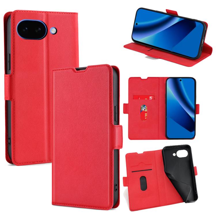 Ultra-thin Voltage Side Buckle Horizontal Flip Leather Phone Case, For Google Pixel 10a, For Google Pixel 9 Pro XL, For Google Pixel 9, For Google Pixel 8a