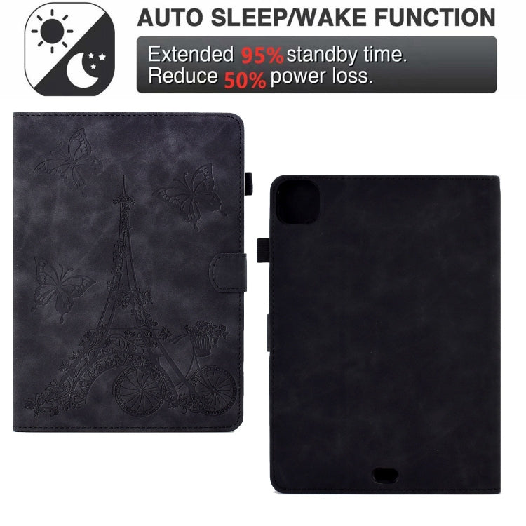 Tower Embossed Leather Smart Tablet Case, For iPad Pro 11 2025 / 2024