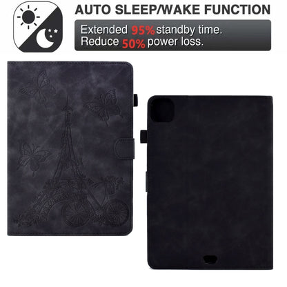 Tower Embossed Leather Smart Tablet Case, For iPad Pro 11 2025 / 2024