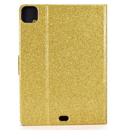 Varnish Glitter Powder Smart Leather Tablet Case