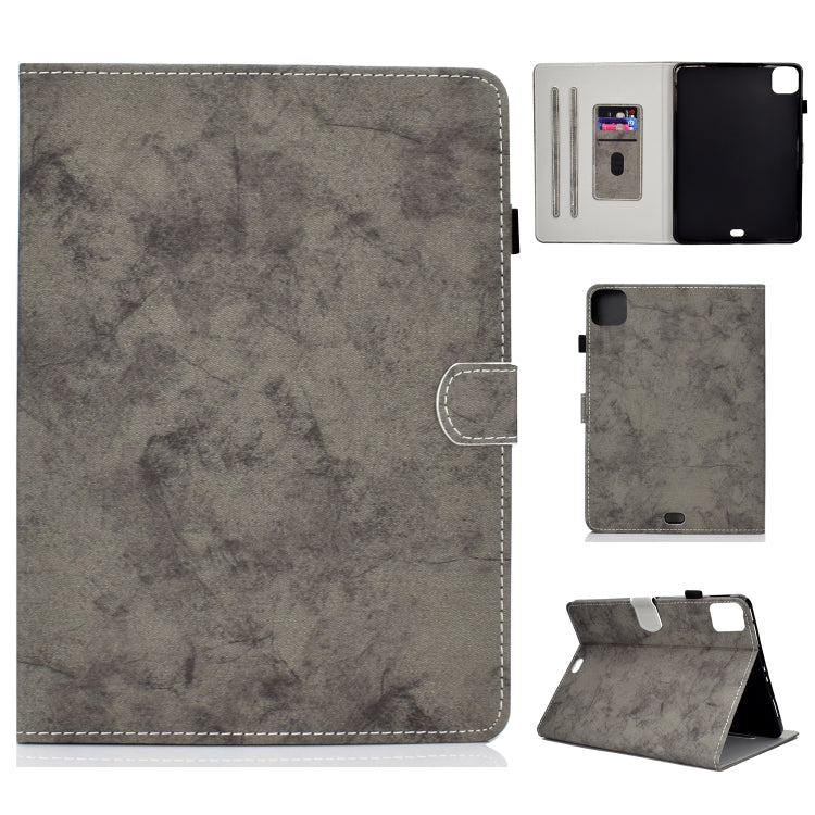 Marble Style Cloth Texture Smart Leather Tablet Case, For iPad Pro 11 2025 / 2024