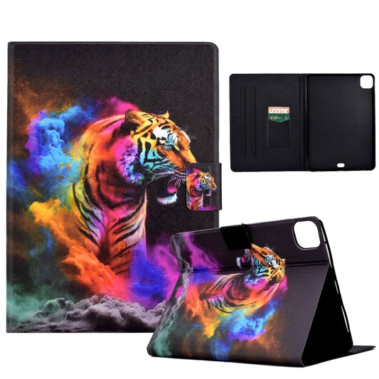 Colored Drawing Smart Leather Tablet Case