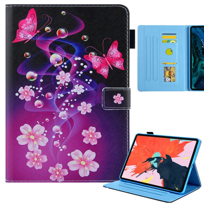 Colored Drawing Leather Smart Tablet Case