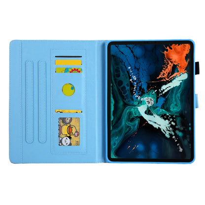 Colored Drawing Leather Smart Tablet Case