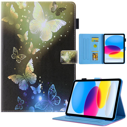 Colored Drawing Leather Smart Tablet Case