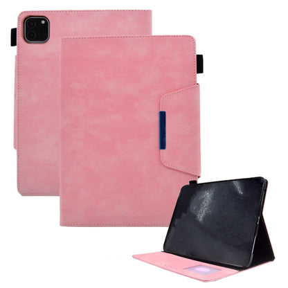 Suede Cross Texture Magnetic Clasp Leather Smart Tablet Case, For iPad Pro 11 2025 / 2024