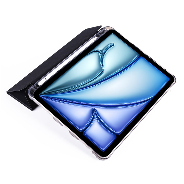 3-fold TPU Leather Smart Tablet Case with Pen Slot, For iPad Air 11 2026 / 2025 / 2024, For iPad Pro 13 2025 / 2024, For iPad Pro 11 2025 / 2024