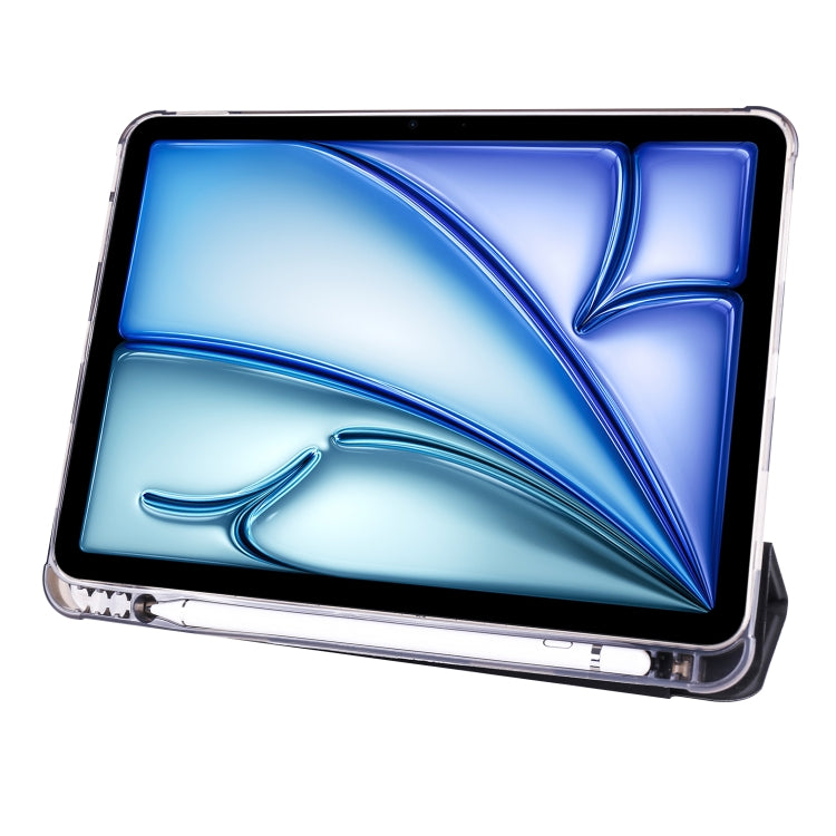 3-fold TPU Leather Smart Tablet Case with Pen Slot, For iPad Air 11 2026 / 2025 / 2024, For iPad Pro 13 2025 / 2024, For iPad Pro 11 2025 / 2024