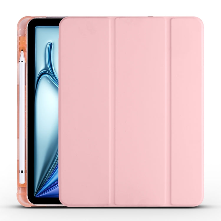 3-fold TPU Leather Smart Tablet Case with Pen Slot, For iPad Air 11 2026 / 2025 / 2024, For iPad Pro 13 2025 / 2024, For iPad Pro 11 2025 / 2024