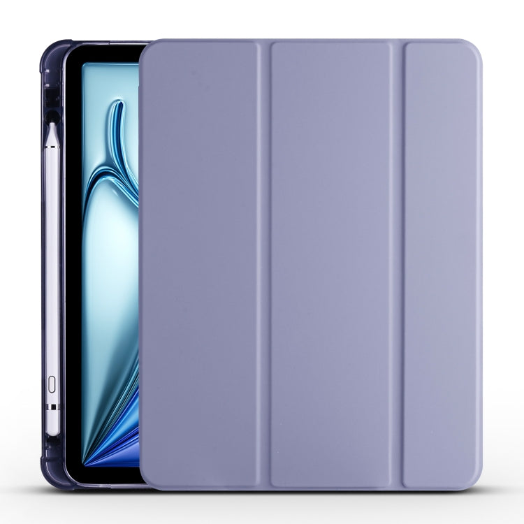 3-fold TPU Leather Smart Tablet Case with Pen Slot, For iPad Air 11 2026 / 2025 / 2024, For iPad Pro 13 2025 / 2024, For iPad Pro 11 2025 / 2024