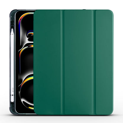 3-fold TPU Leather Smart Tablet Case with Pen Slot, For iPad Air 11 2026 / 2025 / 2024, For iPad Pro 13 2025 / 2024, For iPad Pro 11 2025 / 2024