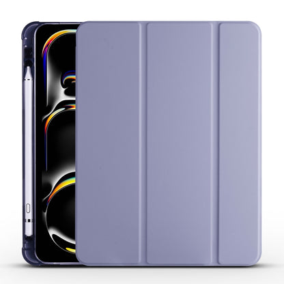 3-fold TPU Leather Smart Tablet Case with Pen Slot, For iPad Air 11 2026 / 2025 / 2024, For iPad Pro 13 2025 / 2024, For iPad Pro 11 2025 / 2024