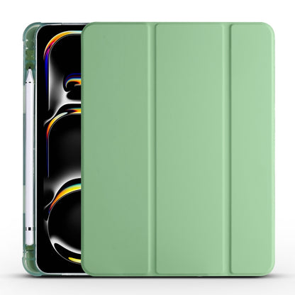 3-fold TPU Leather Smart Tablet Case with Pen Slot, For iPad Air 11 2026 / 2025 / 2024, For iPad Pro 13 2025 / 2024, For iPad Pro 11 2025 / 2024