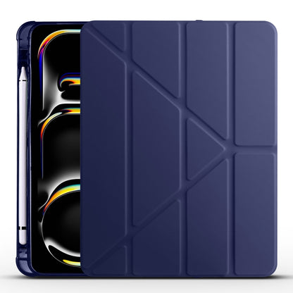Multi-folding TPU Leather Smart Tablet Case with Pen Slot, For iPad Air 11 2026 / 2025 / 2024, For iPad Pro 13 2025 / 2024, For iPad Pro 11 2025 / 2024