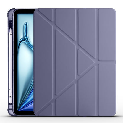 Multi-folding TPU Leather Smart Tablet Case with Pen Slot, For iPad Air 11 2026 / 2025 / 2024, For iPad Pro 13 2025 / 2024, For iPad Pro 11 2025 / 2024