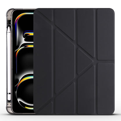 Multi-folding TPU Leather Smart Tablet Case with Pen Slot, For iPad Air 11 2026 / 2025 / 2024, For iPad Pro 13 2025 / 2024, For iPad Pro 11 2025 / 2024