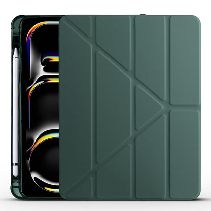 Multi-folding TPU Leather Smart Tablet Case with Pen Slot, For iPad Air 11 2026 / 2025 / 2024, For iPad Pro 13 2025 / 2024, For iPad Pro 11 2025 / 2024