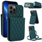 YM015 Crossbody Rhombic Card Bag RFID Phone Case