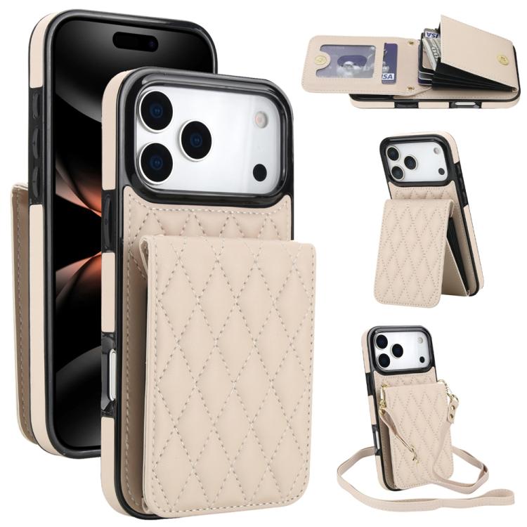 YM015 Crossbody Rhombic Card Bag RFID Phone Case