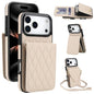 YM015 Crossbody Rhombic Card Bag RFID Phone Case