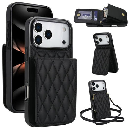 YM015 Crossbody Rhombic Card Bag RFID Phone Case