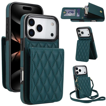 YM015 Crossbody Rhombic Card Bag RFID Phone Case