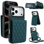 YM015 Crossbody Rhombic Card Bag RFID Phone Case