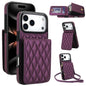 YM015 Crossbody Rhombic Card Bag RFID Phone Case