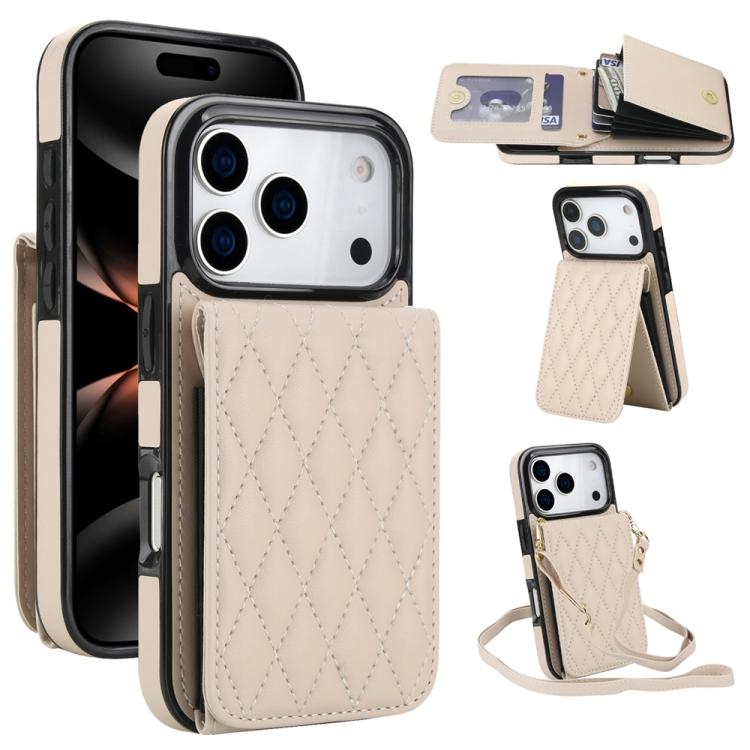 YM015 Crossbody Rhombic Card Bag RFID Phone Case