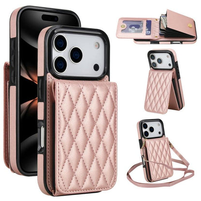 YM015 Crossbody Rhombic Card Bag RFID Phone Case