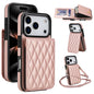 YM015 Crossbody Rhombic Card Bag RFID Phone Case