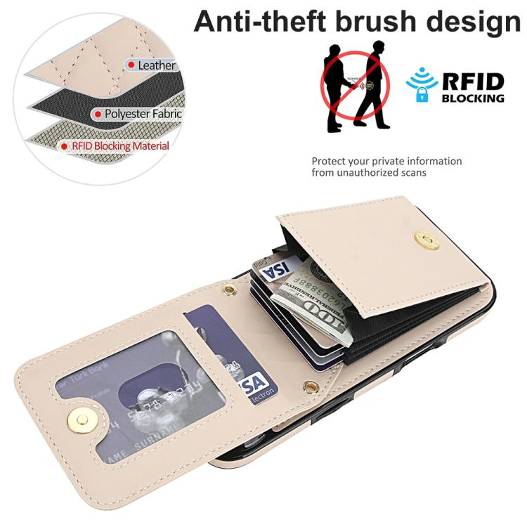 YM015 Crossbody Rhombic Card Bag RFID Phone Case, For iPhone Air, For iPhone 16 Pro Max, For iPhone 16 Pro, For iPhone 16 Plus