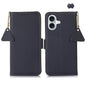 Side-Magnetic TJ Genuine Leather RFID Phone Case